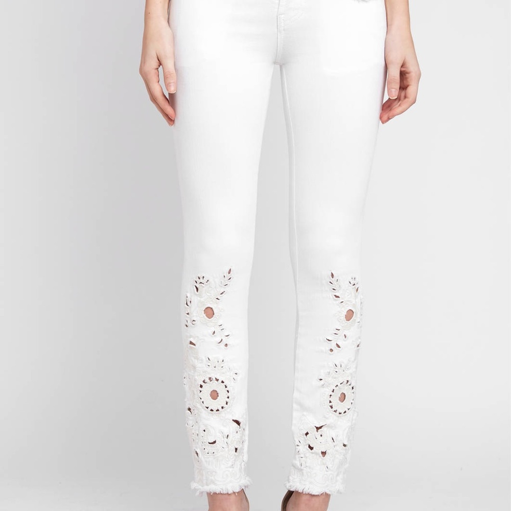 Free People Cutwork Cigarette Jean 26